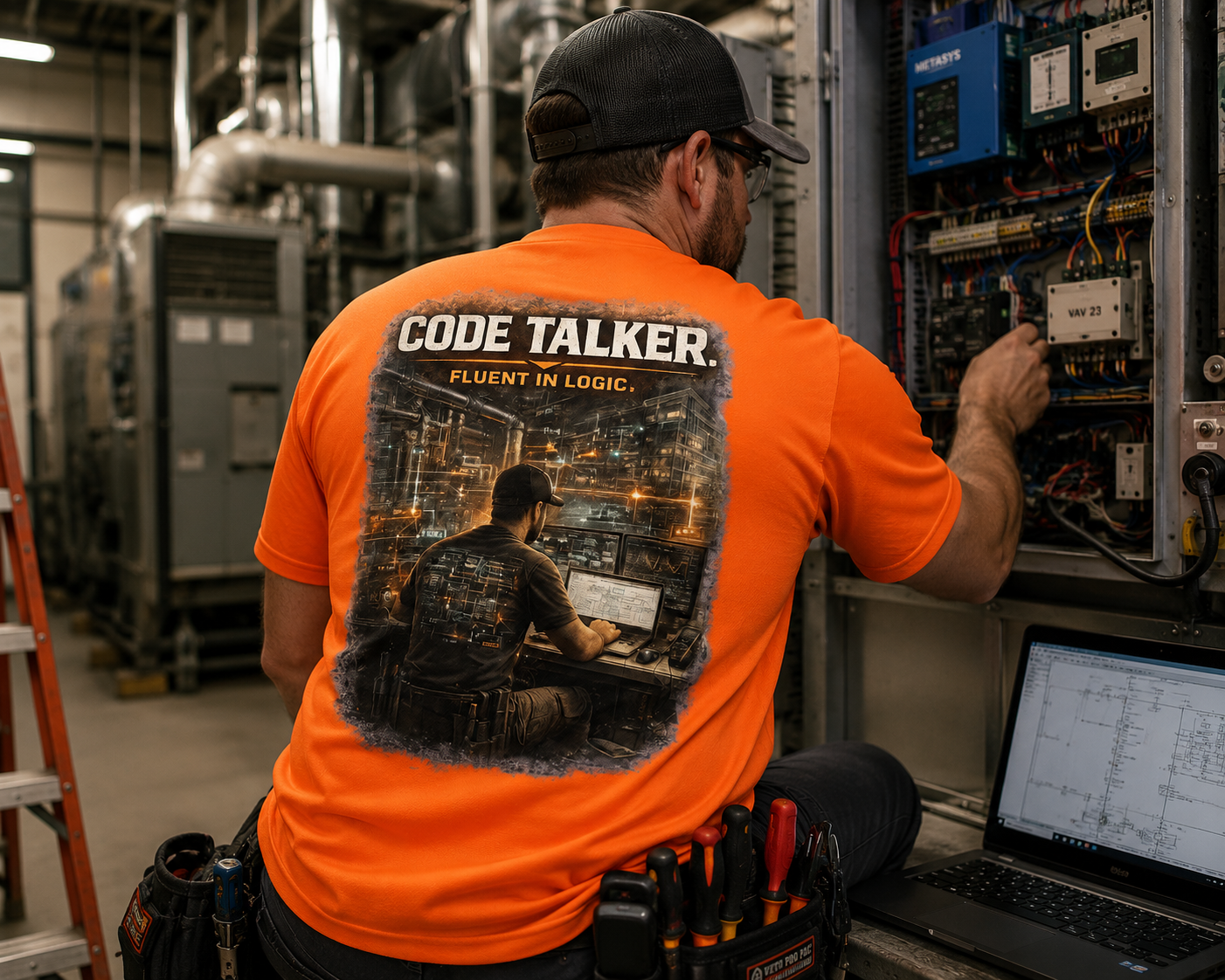 Code Talker High-Vis Performance Work Shirt | BAS Programmer & Controls Tech
